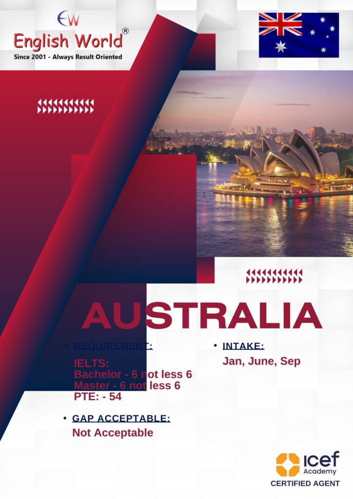 STUDY AND WORK IN AUSTRALIA